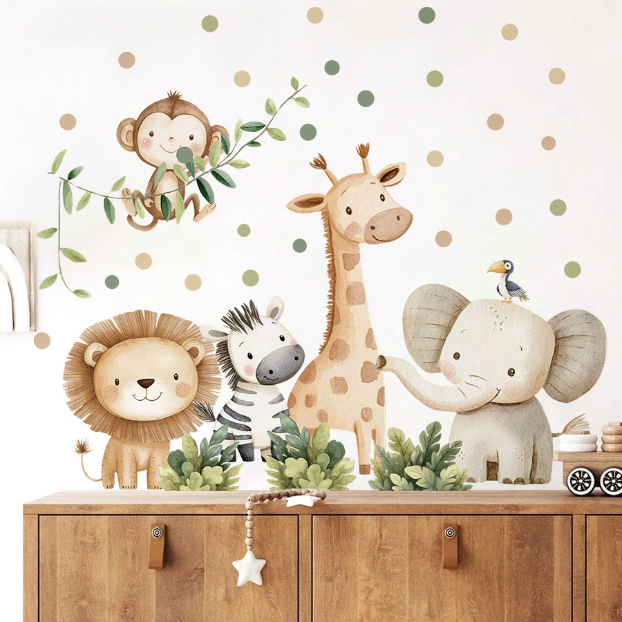بوهو غابة الحيوانات ملصقات جدا - مراجعة Baby Girl Nursery Quotes وسعره
