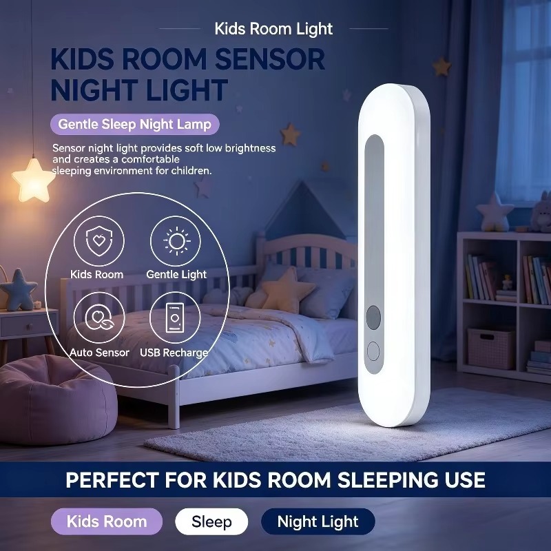 مصباح ليلي ذكي يعمل بالبطارية  - مراجعة Baby Nursery Wall Lights وسعره