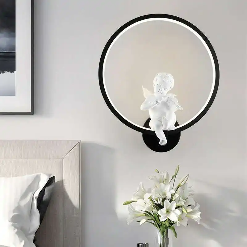 مصباح جداري على شكل ملاك بتصمي - مراجعة Baby Nursery Wall Lights وسعره