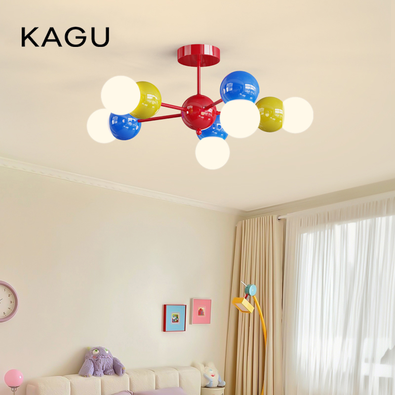 مصباح سقف LED ملون على شكل كرة - مراجعة Baby Nursery Light Fixture وسعره